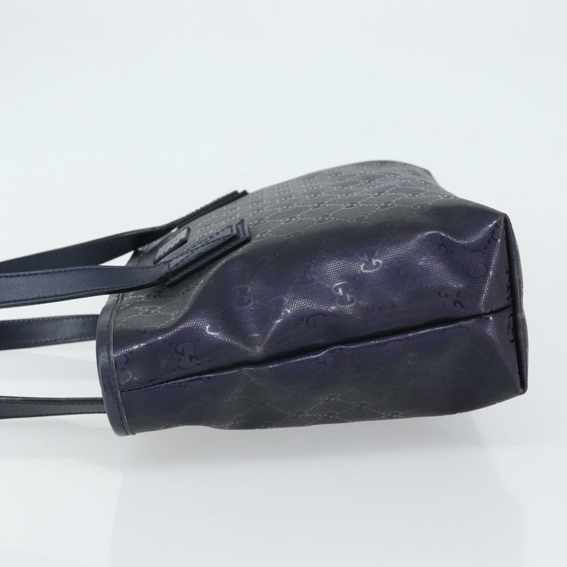 【日本直送】GUCCI GG Implementation 手提包 PVC 紫色海軍藍 211138 正品 ki6292-3