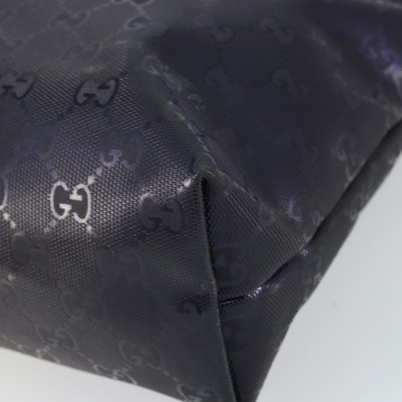 【日本直送】GUCCI GG Implementation 手提包 PVC 紫色海軍藍 211138 正品 ki6292-8