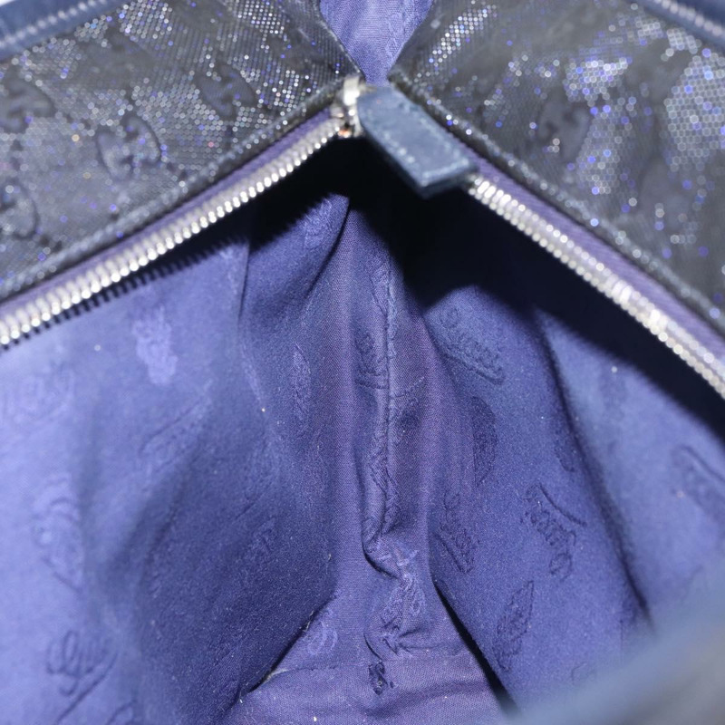 【日本直送】GUCCI GG Implementation 手提包 PVC 紫色海軍藍 211138 正品 ki6292-18