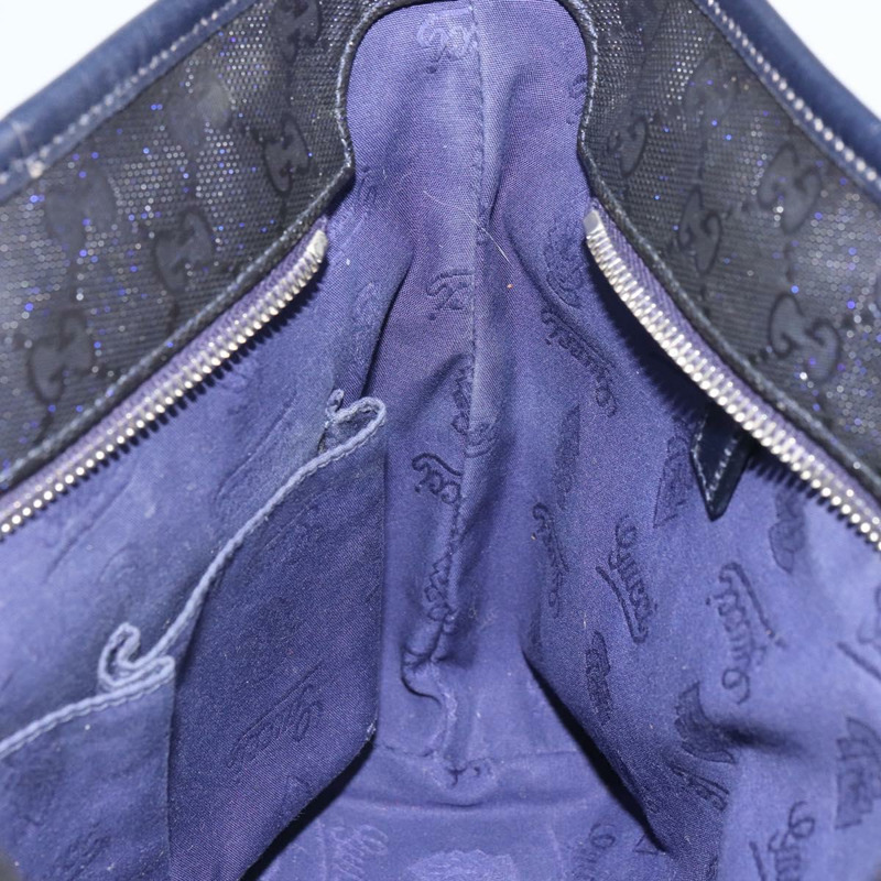 【日本直送】GUCCI GG Implementation 手提包 PVC 紫色海軍藍 211138 正品 ki6292-19
