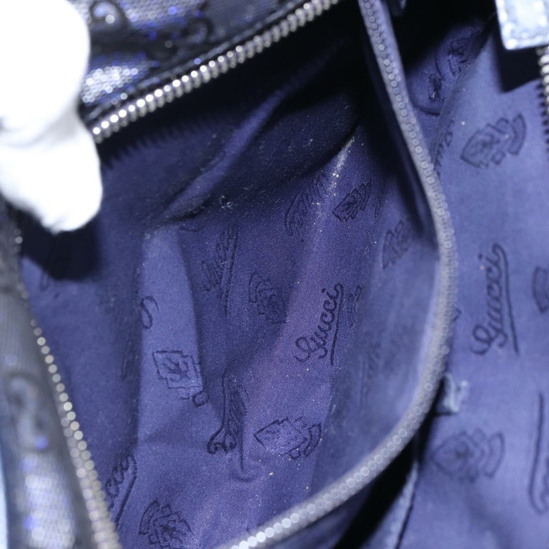 【日本直送】GUCCI GG Implementation 手提包 PVC 紫色海軍藍 211138 正品 ki6292-21