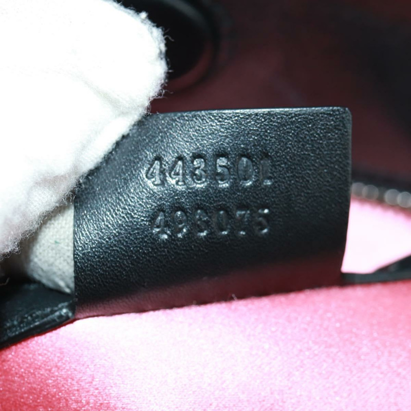 【日本直送】GUCCI GG Marmont 鏈條單肩包 黑色 金色 443501 正品 161601V-10