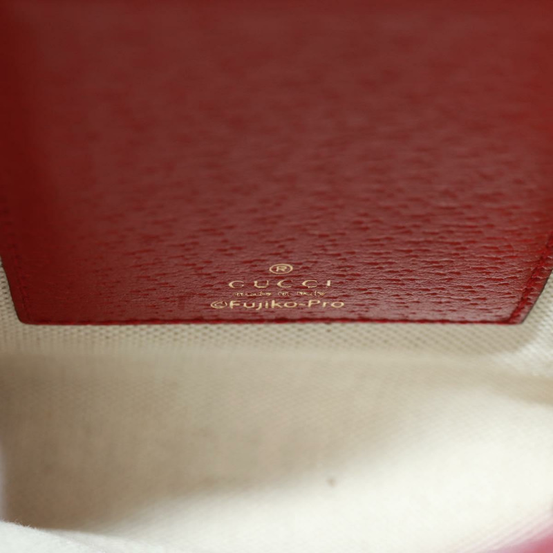 【日本直送】GUCCI Micro GG Supreme哆啦A夢肩包 PVC 米色 金色 647805 正品 163610M-18