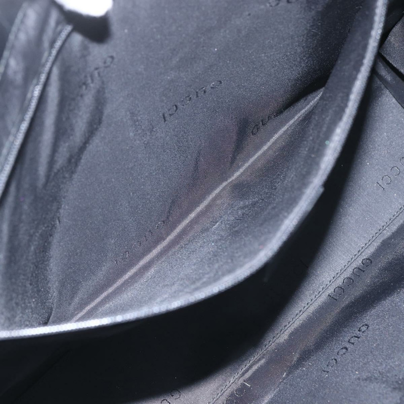 【日本直送】GUCCI GG帆布Jackie托特包 黑色 銀色 002 1074 正品 165425-20