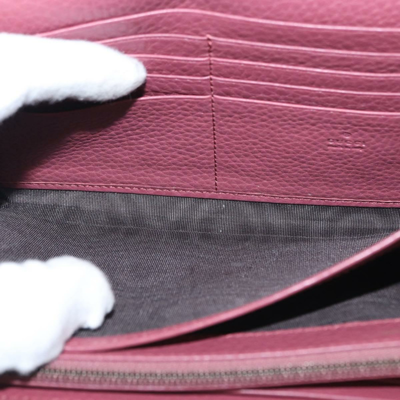 【日本直送】GUCCI GG Marmont 鏈條單肩包 皮革 粉金 401232 正品 ka1546SAV-10