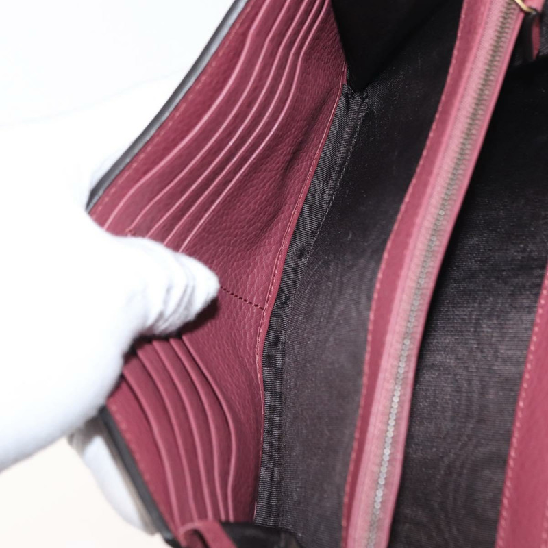 【日本直送】GUCCI GG Marmont 鏈條單肩包 皮革 粉金 401232 正品 ka1546SAV-21