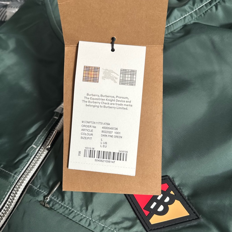 Burberry 男仕風衣外套L碼-4