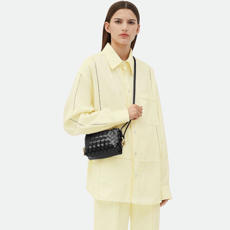 Bottega Veneta 女士 迷你 Loop 單肩包均碼碼MINI、17cm*6cm*11cm-2