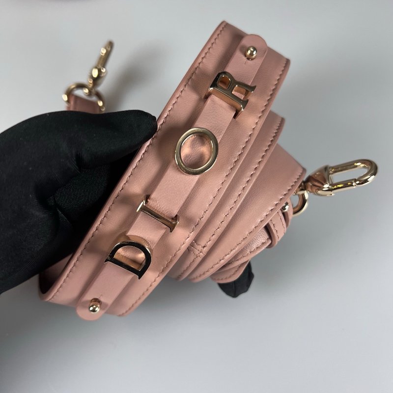 DIOR 粉LADY DIOR黛妃包小號-7