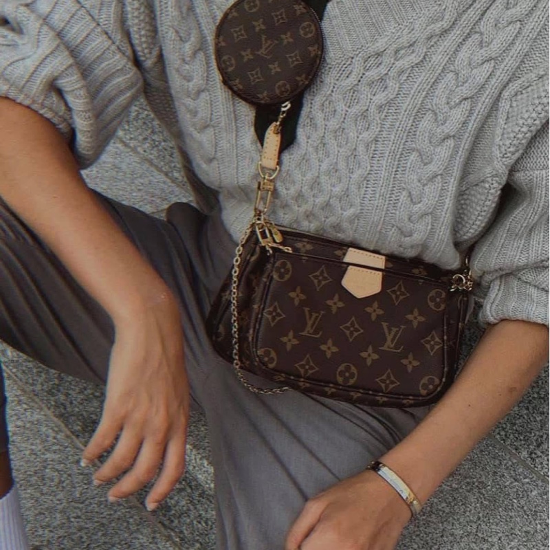 Louis Vuitton LV 三合一麻將包M44813🚩全配-2