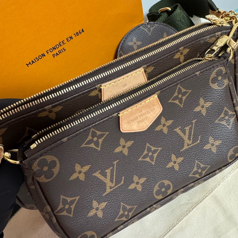 Louis Vuitton LV 三合一麻將包M44813🚩全配-20