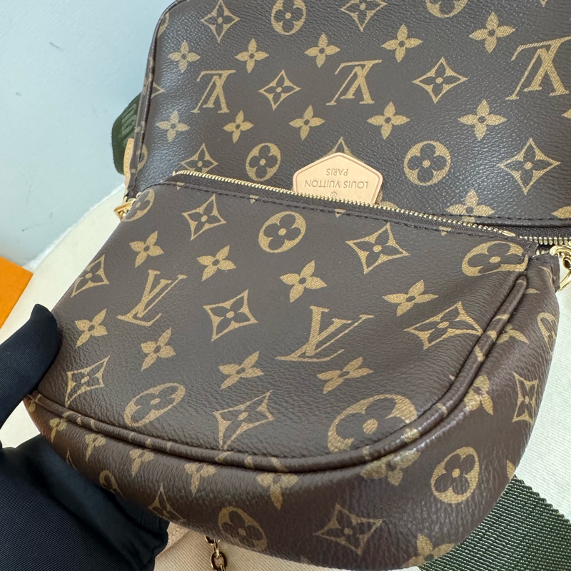 Louis Vuitton LV 三合一麻將包M44813🚩全配-22