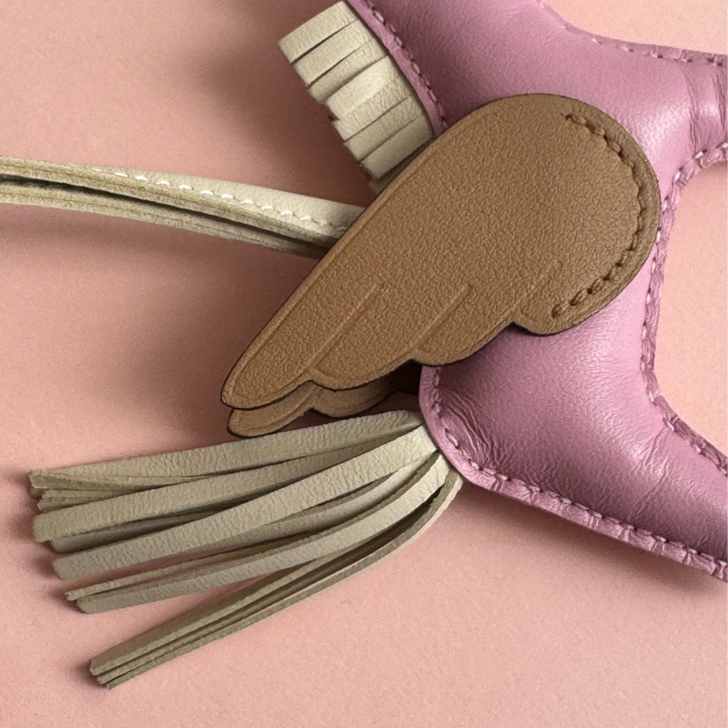 Hermes粉/棕小飛馬吊飾 超搶手的小飛馬✨✨-5