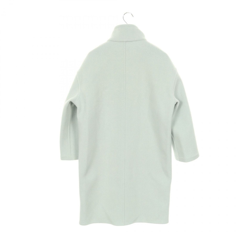 愛馬仕其他羊毛大衣藍色二手女款-1