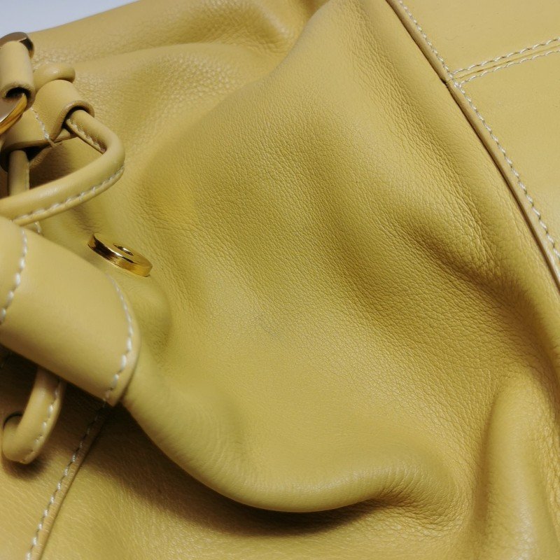 Loewe牛皮純色金屬字母Logo子母包雙肩包-10