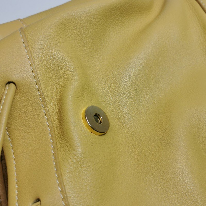 Loewe牛皮純色金屬字母Logo子母包雙肩包-19