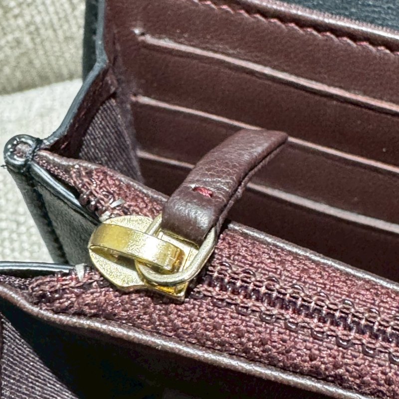 CHANEL 黑金扣長夾-16