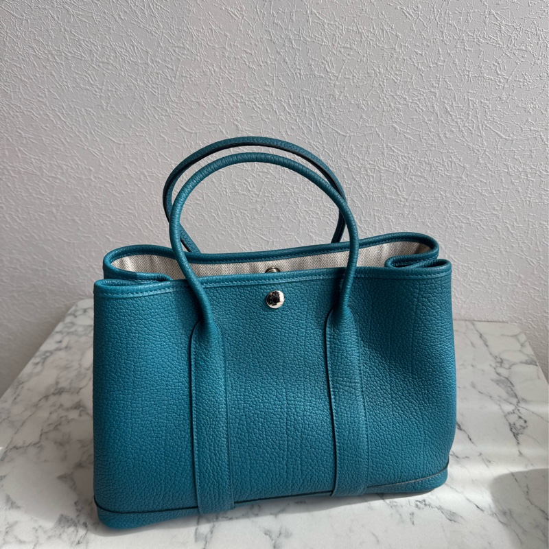 Hermes湖水綠銀釦GP30 超顯白超好看🫶-0