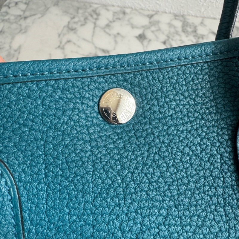 Hermes湖水綠銀釦GP30 超顯白超好看🫶-11