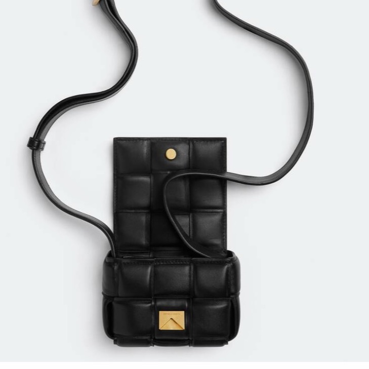 Bottega Veneta 女士 徽標襯墊單肩包均碼碼12cm*4cm*8cm-3