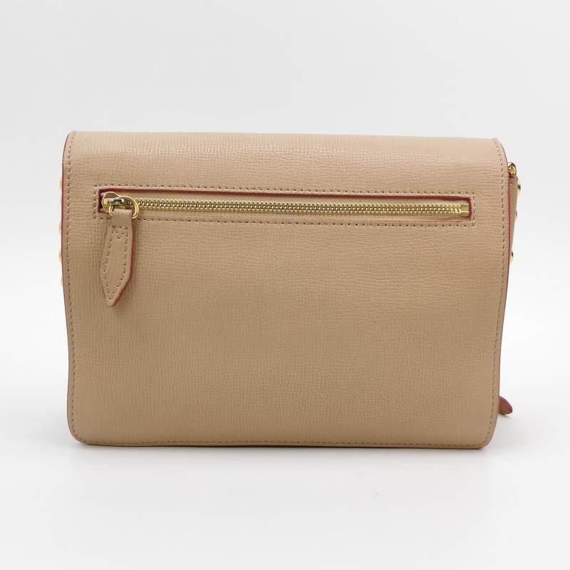 Burberry Macken牛皮純色金屬扣斜挎包單肩包-3