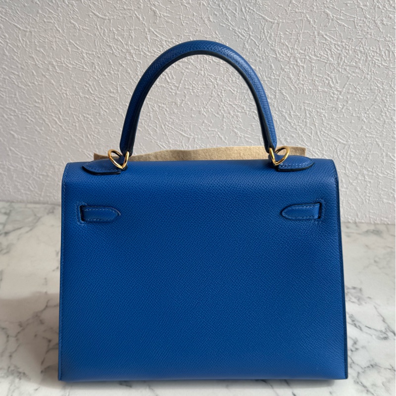 Hermes 71法國藍金釦kelly25 最搶手25尺寸✨✨-1