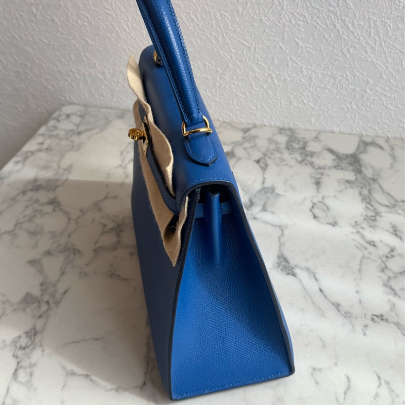 Hermes 71法國藍金釦kelly25 最搶手25尺寸✨✨-3