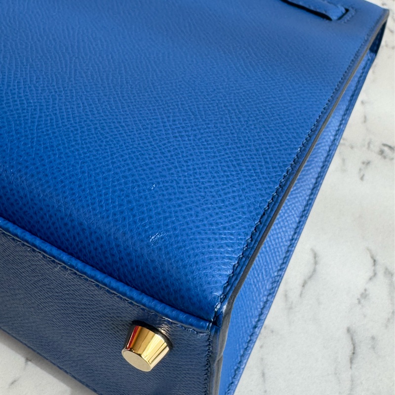 Hermes 71法國藍金釦kelly25 最搶手25尺寸✨✨-7