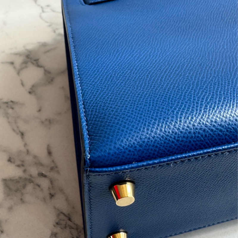 Hermes 71法國藍金釦kelly25 最搶手25尺寸✨✨-8