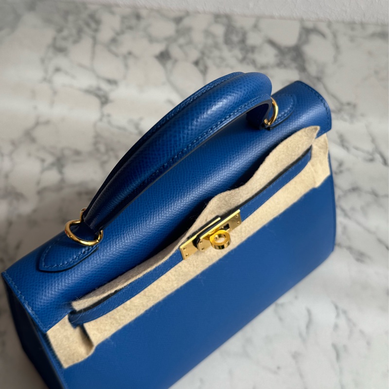 Hermes 71法國藍金釦kelly25 最搶手25尺寸✨✨-9