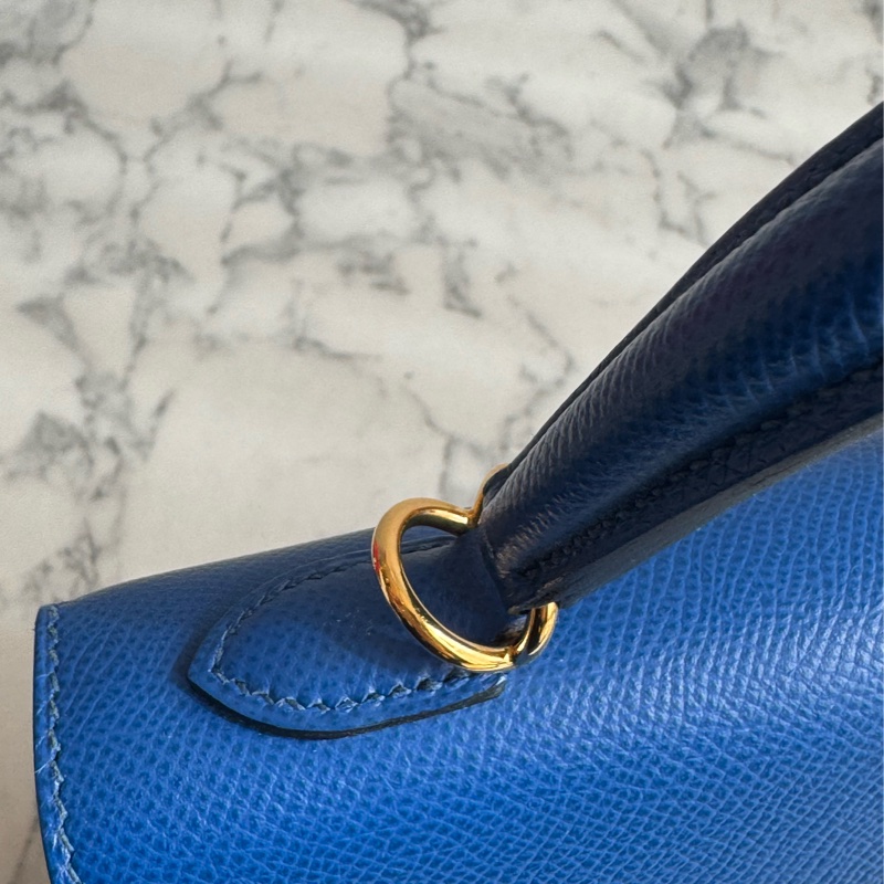 Hermes 71法國藍金釦kelly25 最搶手25尺寸✨✨-15