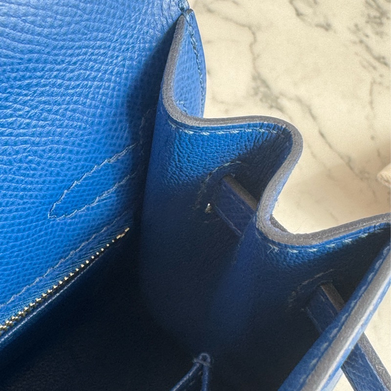Hermes 71法國藍金釦kelly25 最搶手25尺寸✨✨-24