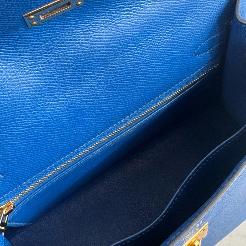 Hermes 71法國藍金釦kelly25 最搶手25尺寸✨✨-26