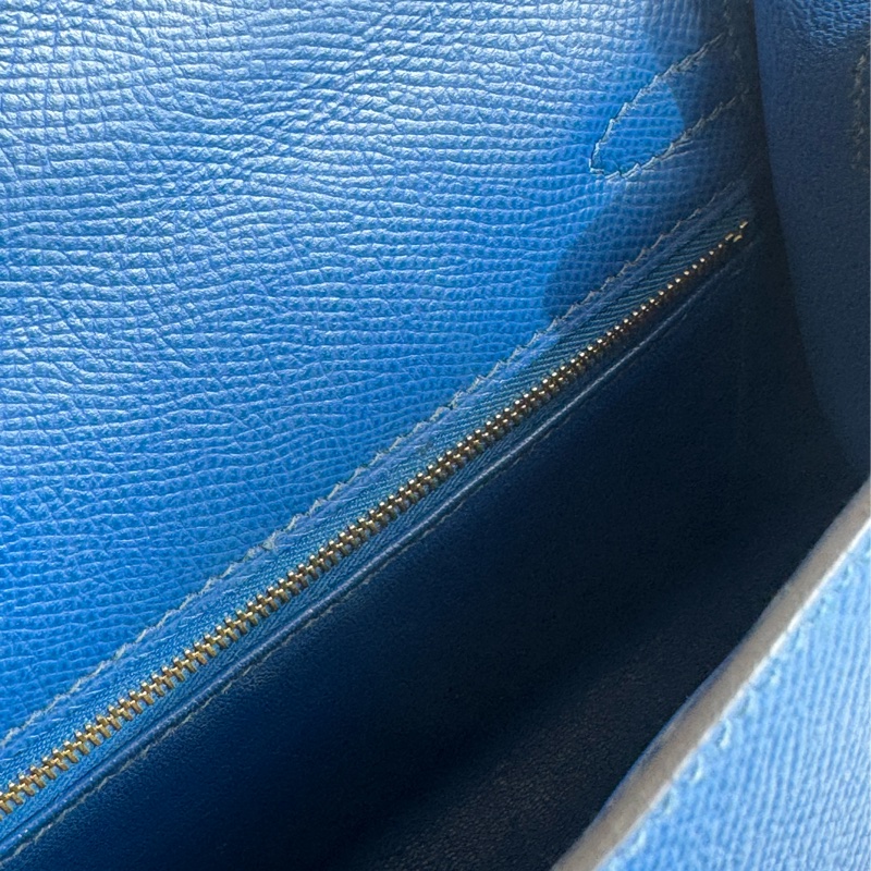 Hermes 71法國藍金釦kelly25 最搶手25尺寸✨✨-28