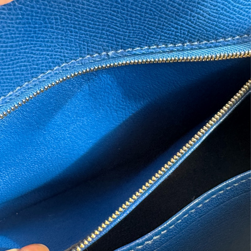 Hermes 71法國藍金釦kelly25 最搶手25尺寸✨✨-29