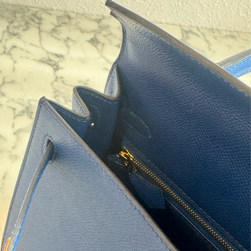 Hermes 71法國藍金釦kelly25 最搶手25尺寸✨✨-30