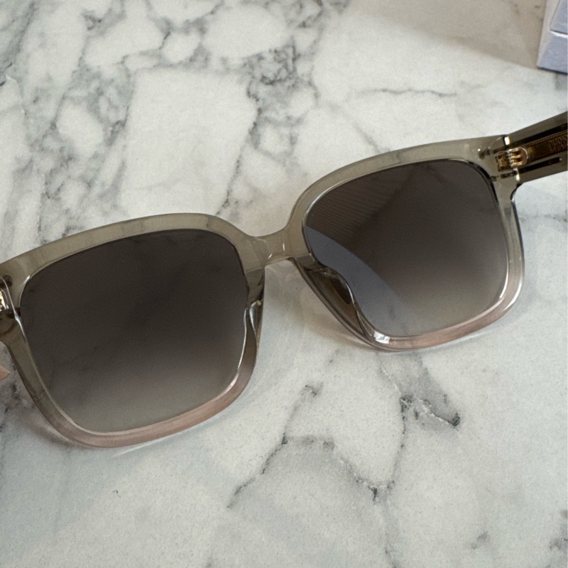 Dior透明灰側金logo墨鏡S7F🕶️-8