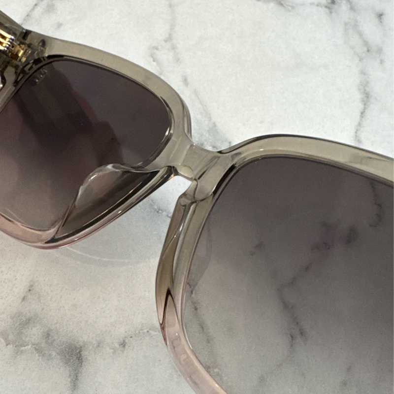 Dior透明灰側金logo墨鏡S7F🕶️-14