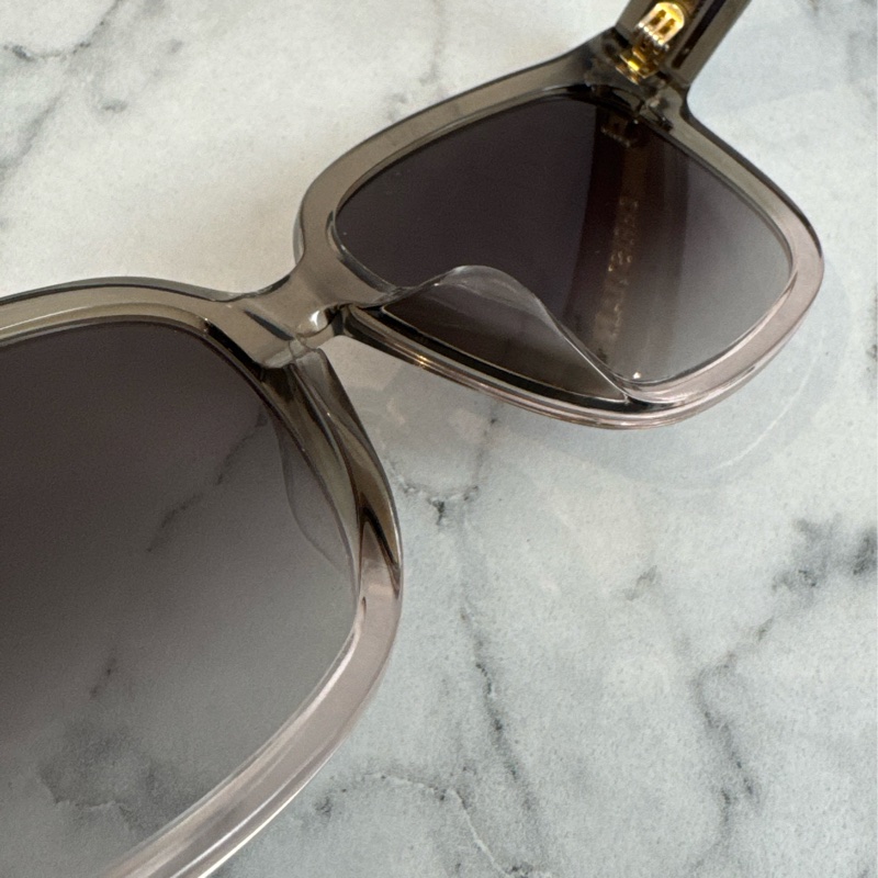 Dior透明灰側金logo墨鏡S7F🕶️-15
