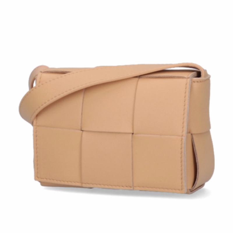 Bottega Veneta 女士 迷你intreccio 皮革斜挎包均碼碼MINI、12X4X8CM-2