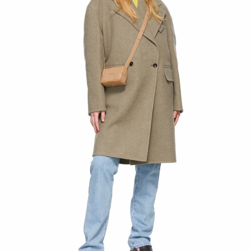 Bottega Veneta 女士 迷你intreccio 皮革斜挎包均碼碼MINI、12X4X8CM-7