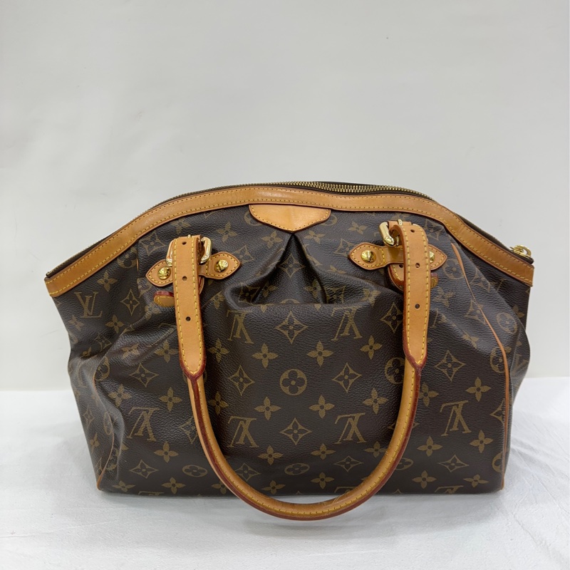 LV路易威登 老花Tivoli餃子包 11年編碼 有購證-3