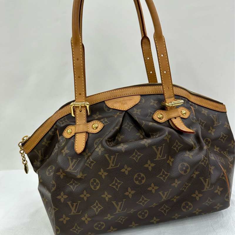 LV路易威登 老花Tivoli餃子包 11年編碼 有購證-6