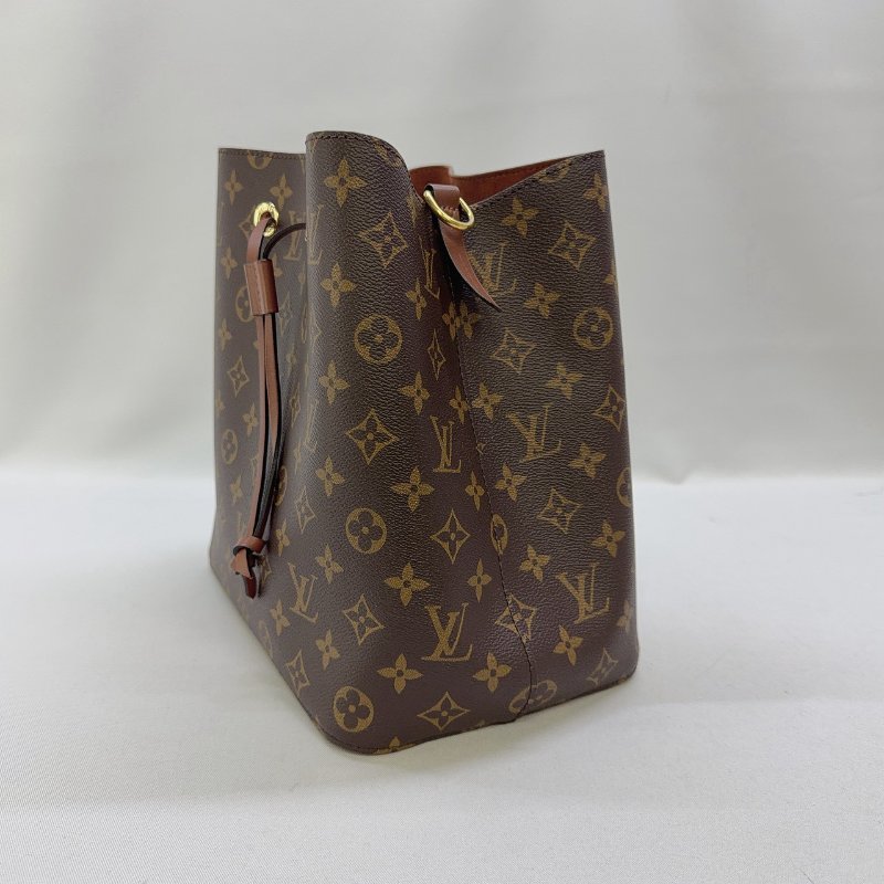 LV NeoNoe MM老花焦糖色水桶包-2