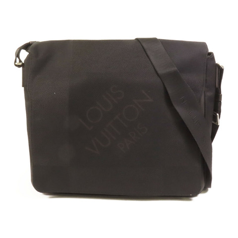LOUIS VUITTON Damier Geant Messenger MM銀扣肩背袋