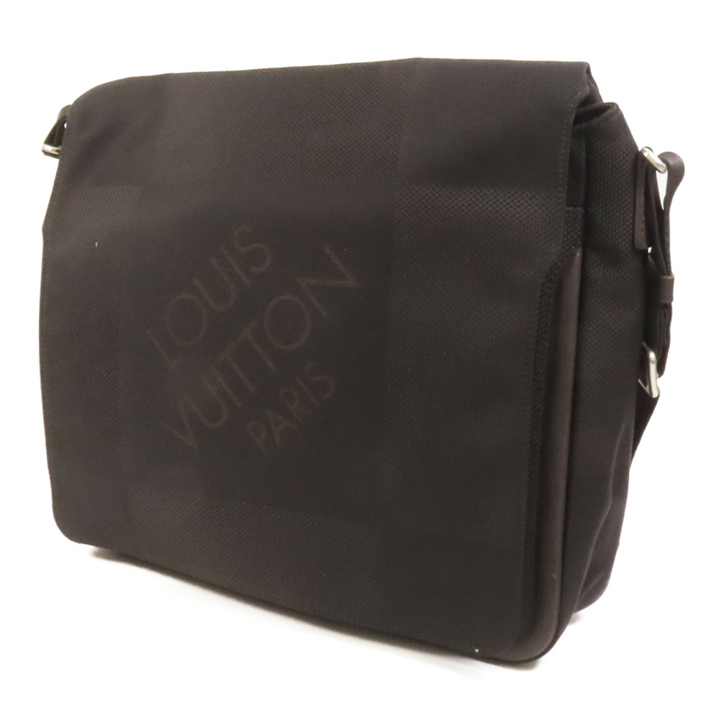 LOUIS VUITTON Damier Geant Messenger MM銀扣肩背袋-1