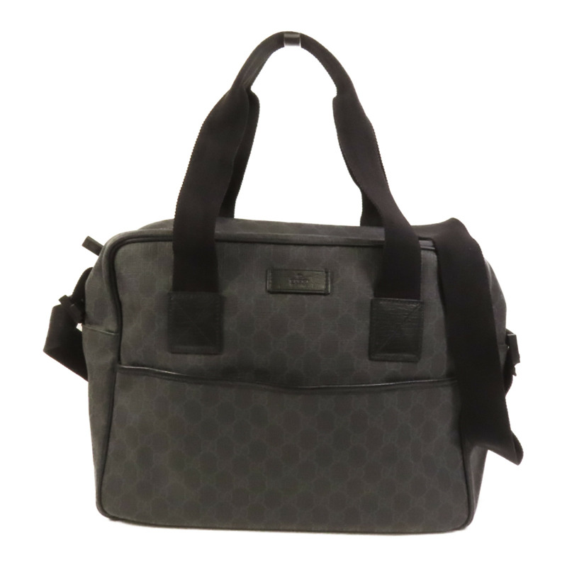 GUCCI 塗層帆布2way Shoulder Bag手挽肩背兩用袋-0