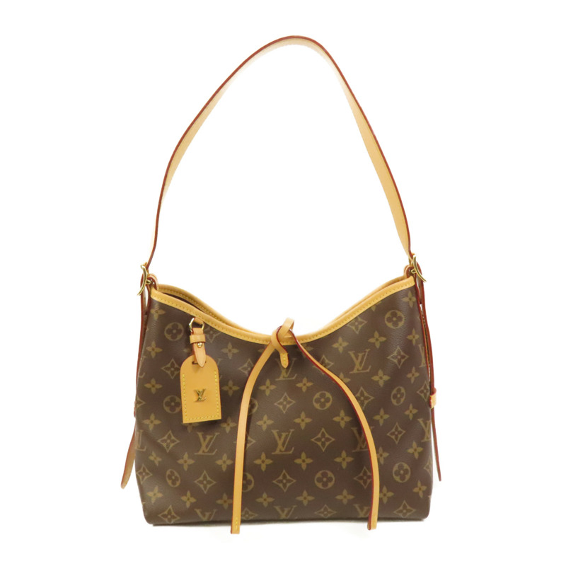 LOUIS VUITTON Monogram CarryAll PM金扣肩背袋-0