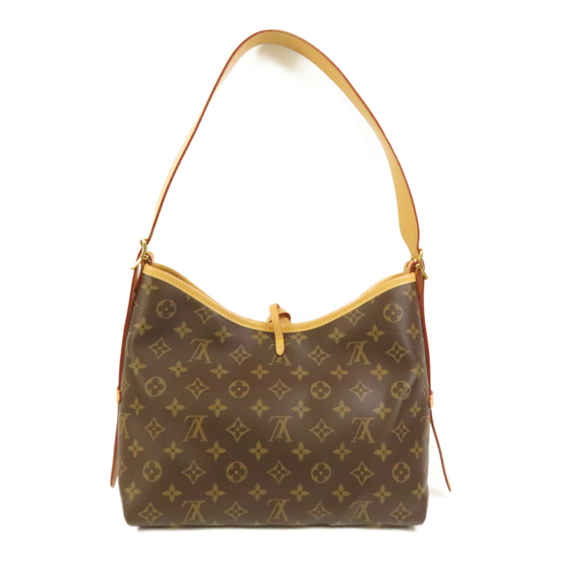 LOUIS VUITTON Monogram CarryAll PM金扣肩背袋-1