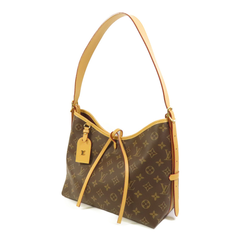 LOUIS VUITTON Monogram CarryAll PM金扣肩背袋-2